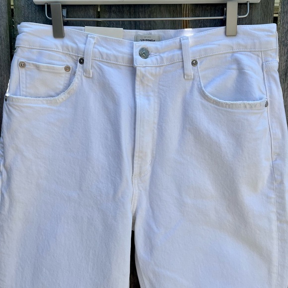 *NWT Citizens of Humanity | Daphne Crop High Rise Stovepipe Raw Hem Jeans Size30 - Picture 4 of 10